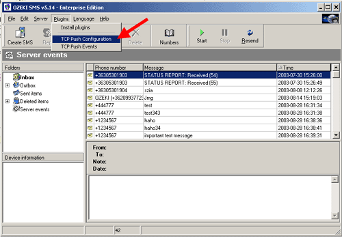 how to configure tcp in ozeki sms how to configure tcp in ozeki sms