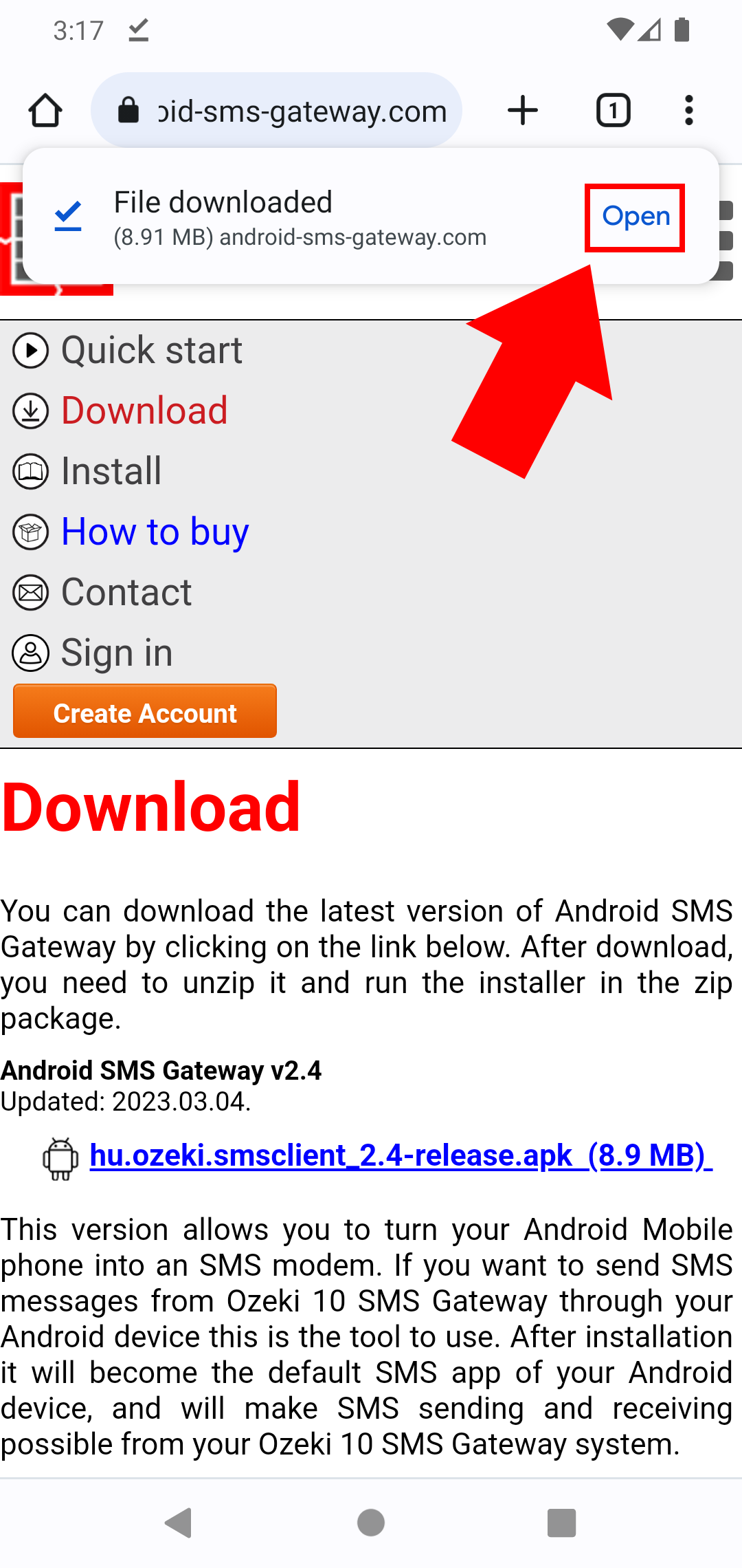 open downloaded apk open downloaded apk