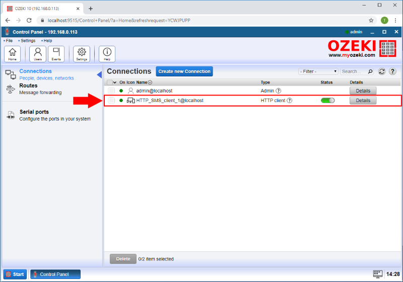 http connection created http connection created